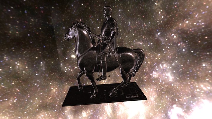 Estatua Pedro de Valdivia 3D Model