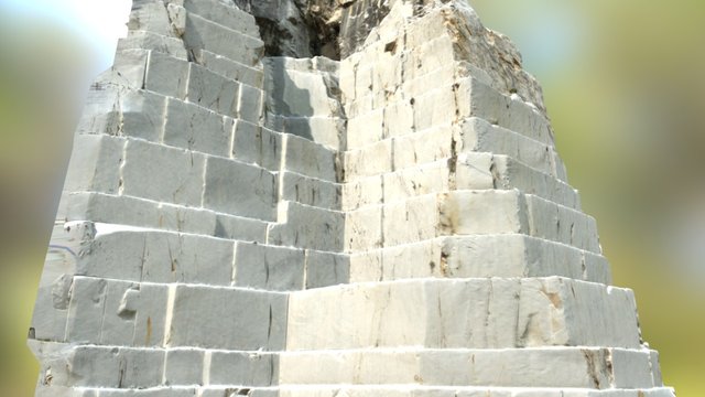 Fronte di cava - Carrara 3D Model