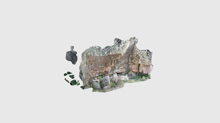 Fraktin Rock Relief - Kayseri Develi 3D Model