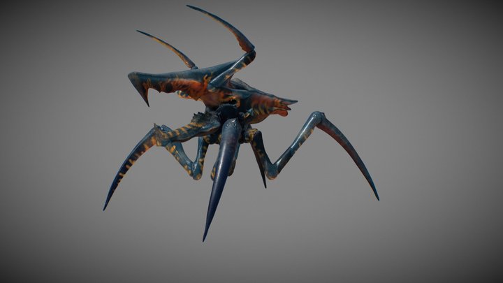 Z Warrior Space Bug 3D Model