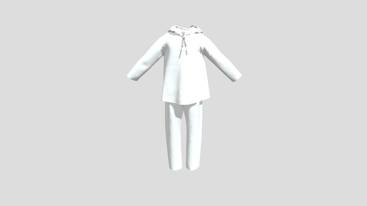 SF_ Kids Fur Pijamas 3D Model