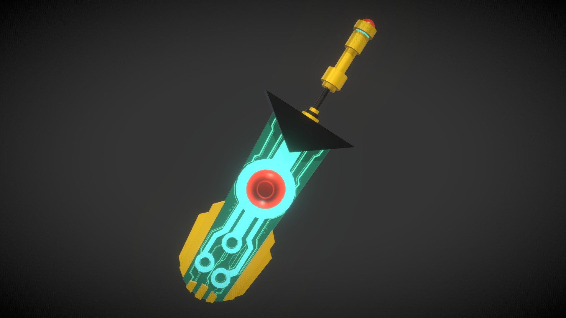 Transistor Sword 3D model by daemongrave [28f29e3] Sketchfab