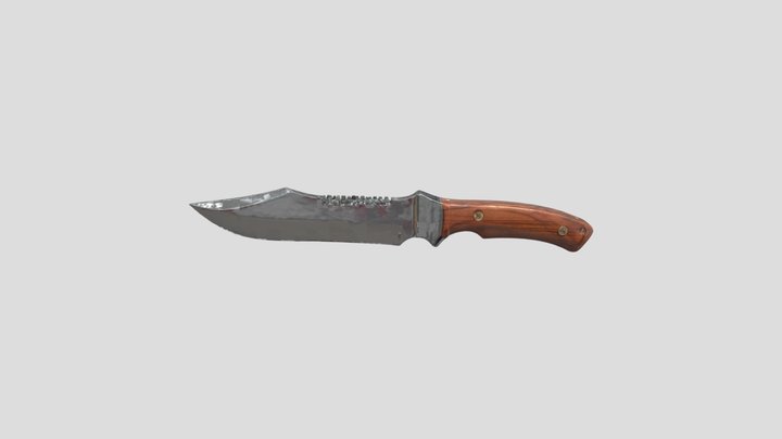 Hunting Knife 3D Model