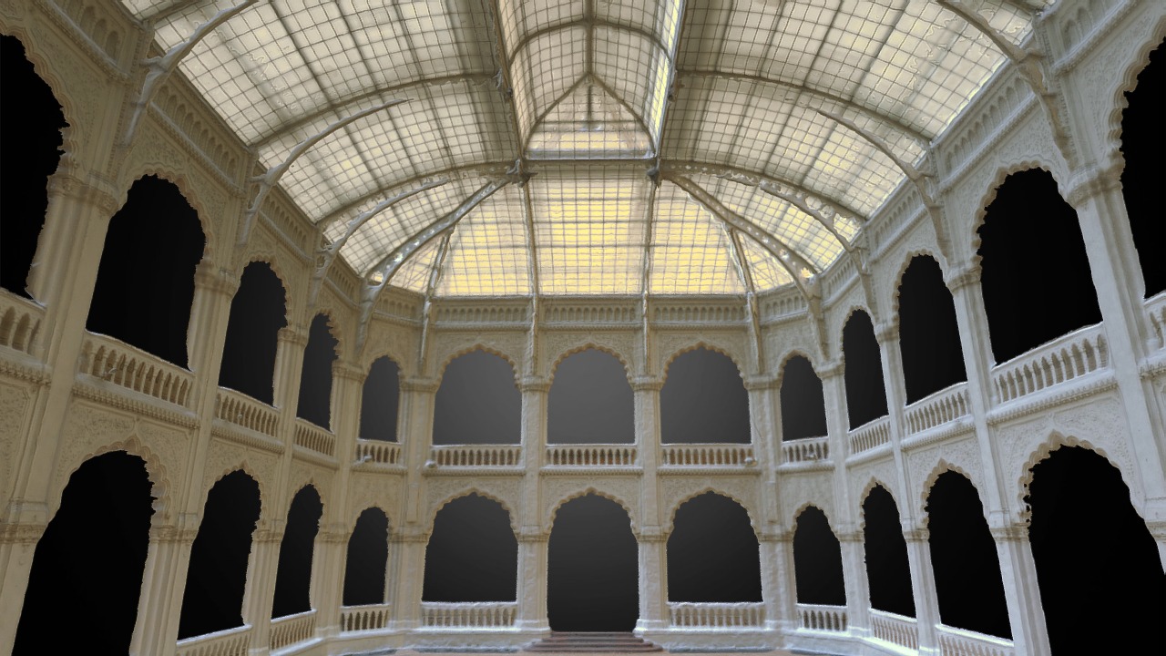 3D model Museum of Applied Arts Budapest – Hungary - This is a 3D model of the Museum of Applied Arts Budapest - Hungary. The 3D model is about a building with many arches.