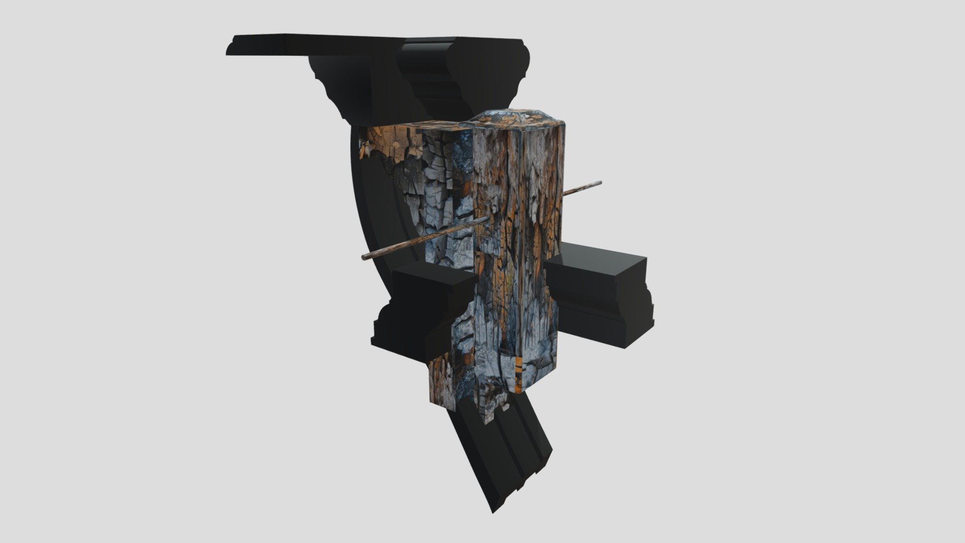 Color Map Bi-Directional Motage Rhino Model - Sk