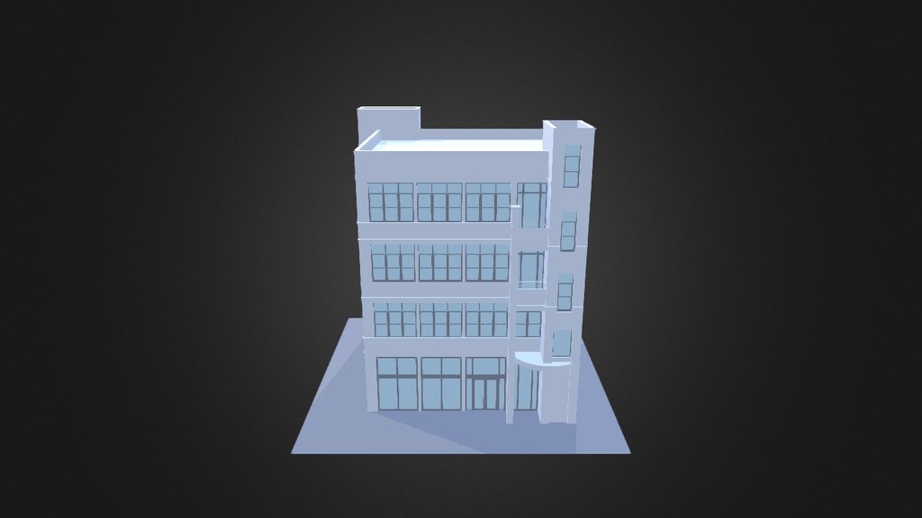 Exterior №5 LowPoly - 3D model by sydney [28f5af9] - Sketchfab