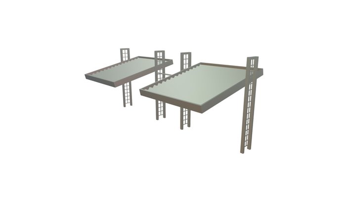 Навес 3д модель 3D Model