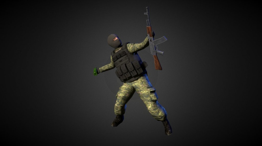 Rebel Rifleman - 3D model by Nev (@simonnevill) [28f7802] - Sketchfab
