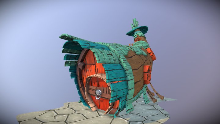 Horn House 3D Model