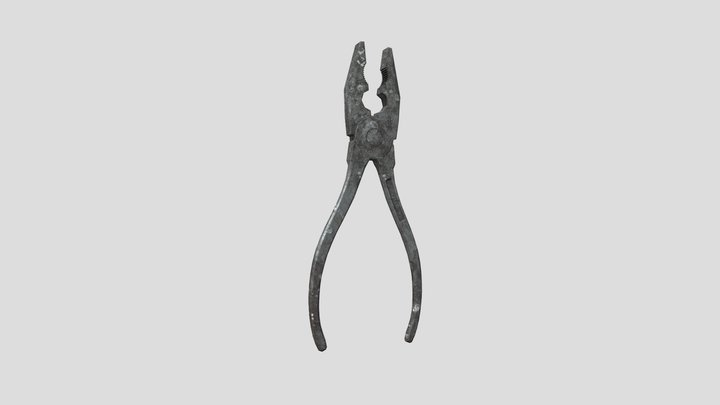 Пассатижи LowPoly 3D Model