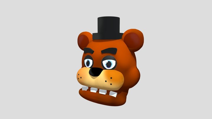 Freddy Head 3D Model