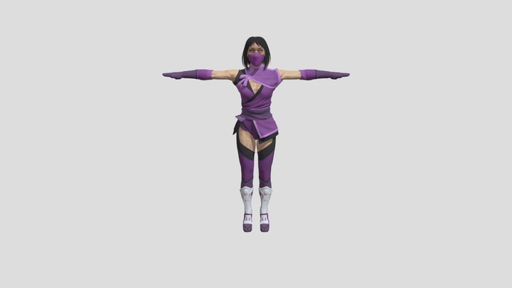 Mileena_normal_mortal_kombat 3D Model