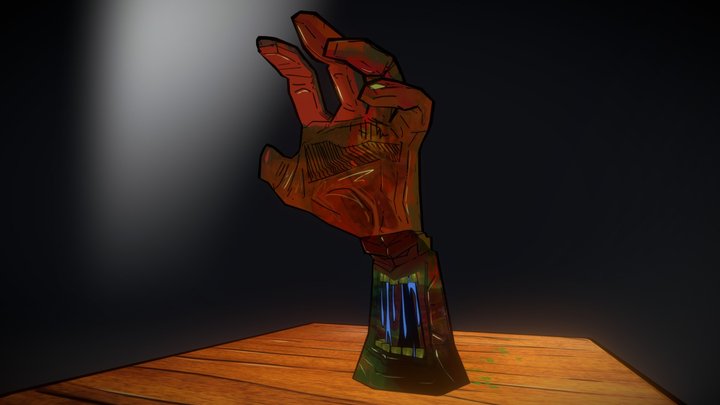 Monster Hand 3D Model