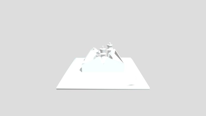 Escena de Ajedrez 3D Model