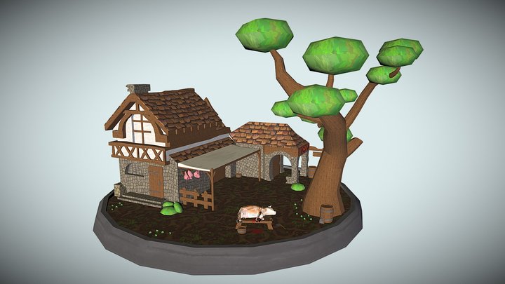 [Student Work] "The Butcher of Chinon" 3D Model