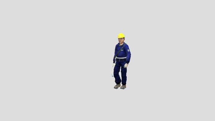 工人动画测试 3D Model