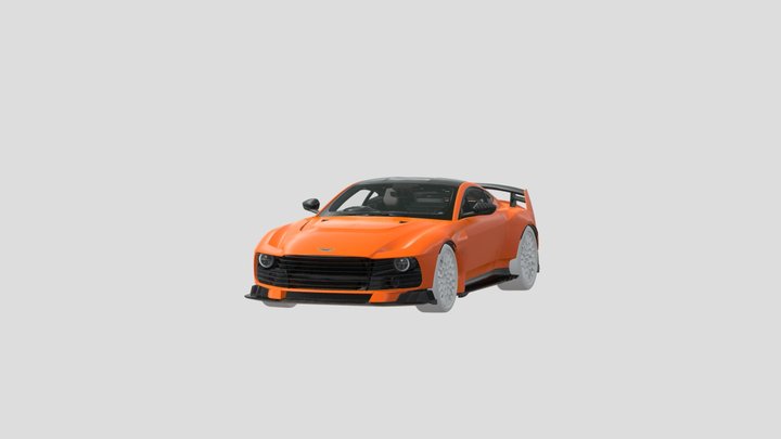 Aston Martin Valiant 3D Model