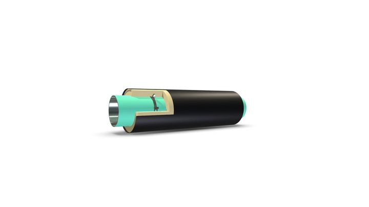 зелёная большая от центра 3D Model