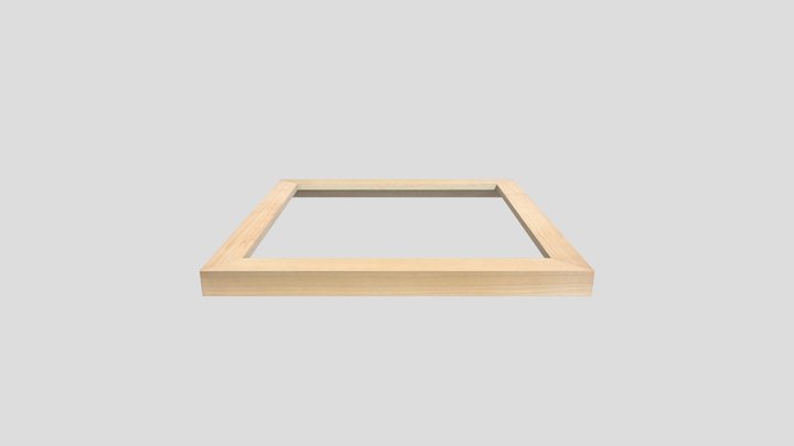 Ebby's Wooden Frame 3D Model