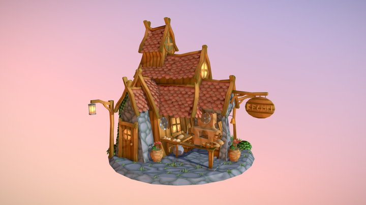 DAE Villages - Viking Bakery 3D Model