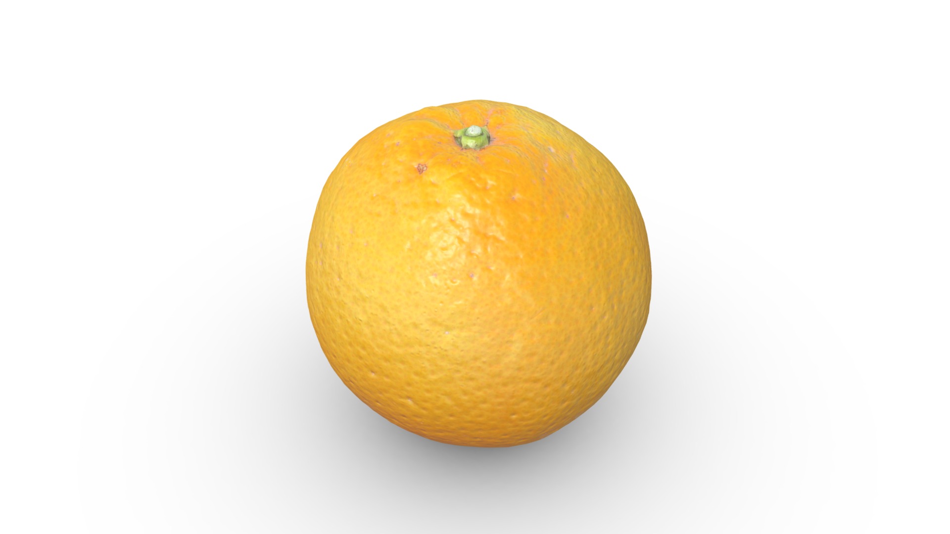 3D model Orange Scan - This is a 3D model of the Orange Scan. The 3D model is about a close up of an orange.