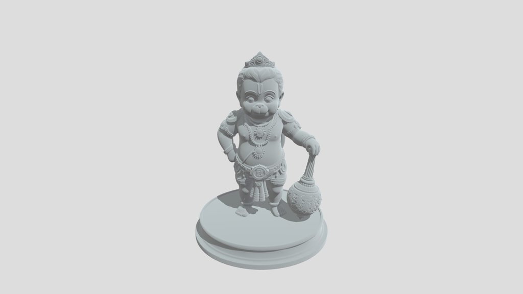 Golden Baby Hanuman