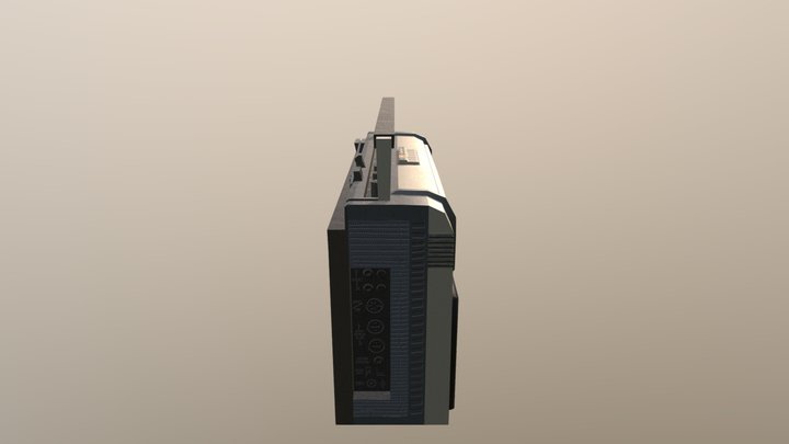 3T13Radio Lowpoly Junior Artist Test 3D Model