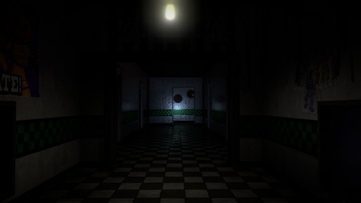 Fnaf 2 Hw Map 3D Model