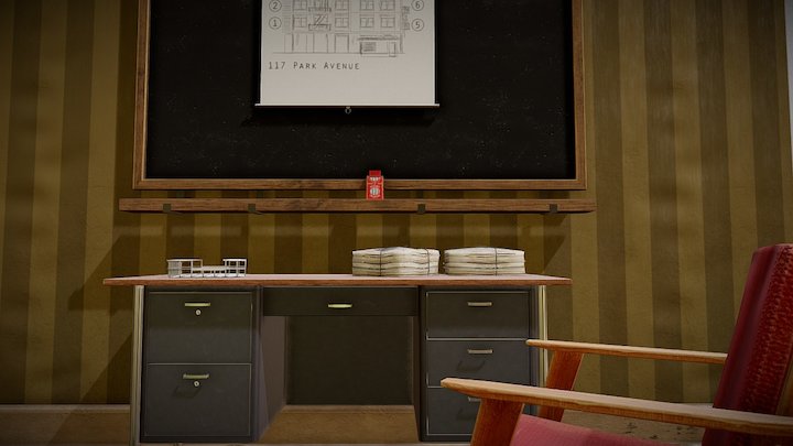 Interior - The Red Stare 3D Model