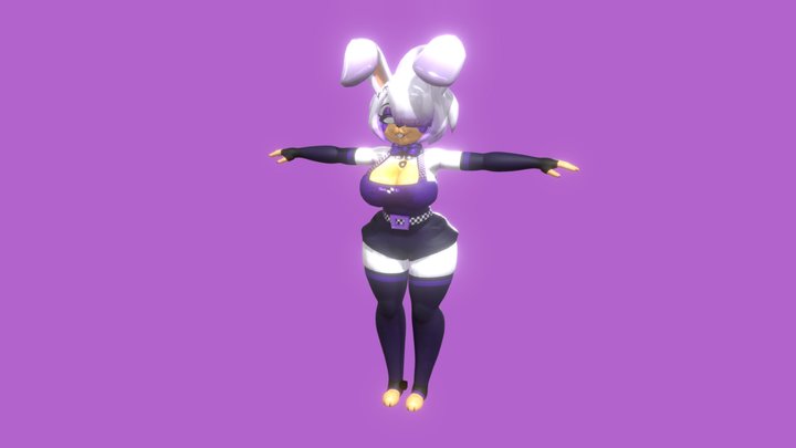 Bonfie textura arreglado 3D Model