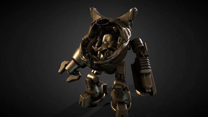 Mecha design 3D Model