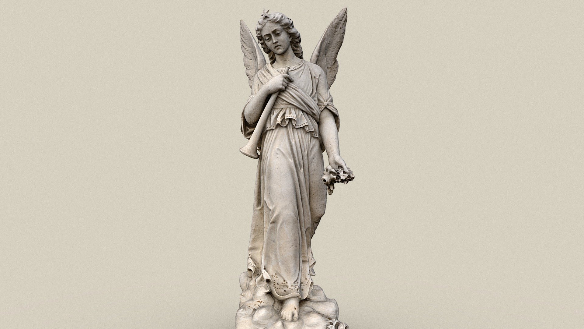 Grabfigur — Sketchfab embed 3D viewer