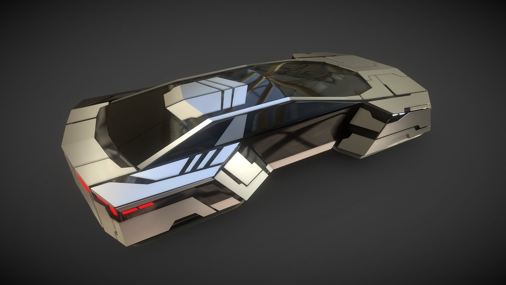 FREE Sci-Fi Vehicle 001 - public domain (CC0)