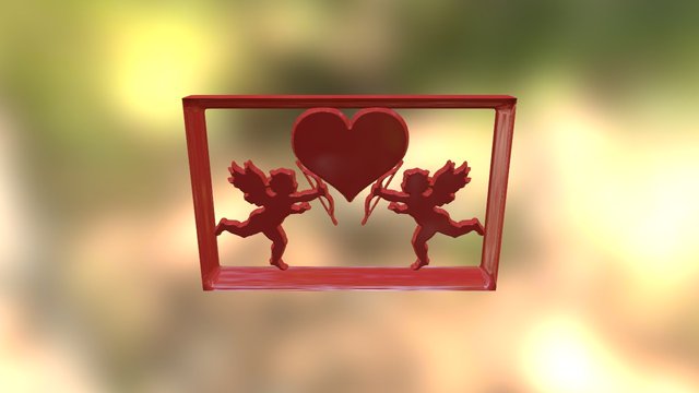 Valentine Frame 3D Model