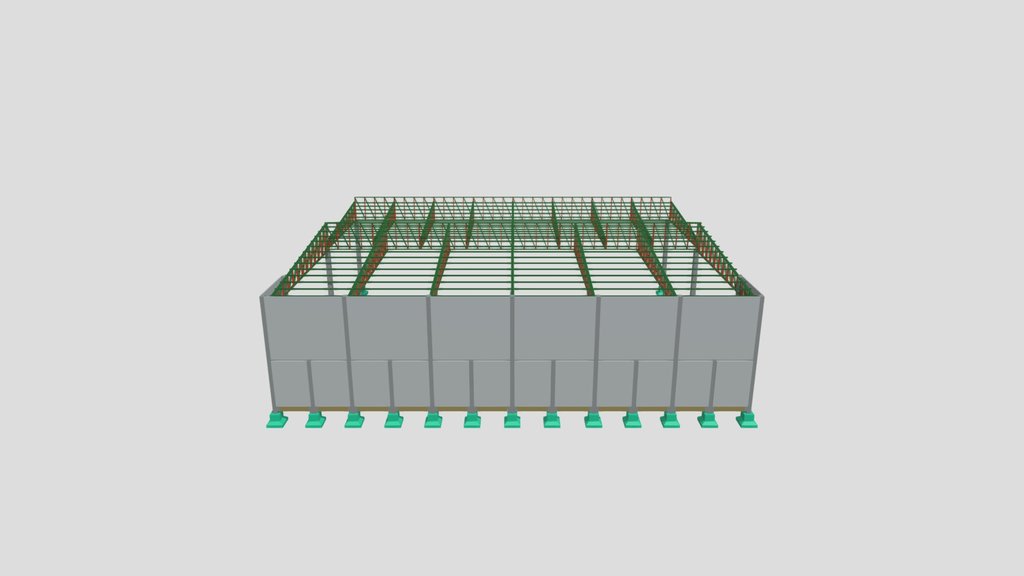 Modelagem Estrutural 3D - Garagem Onibus R02