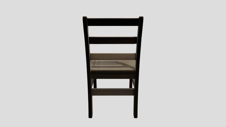 wood chair 3D Model