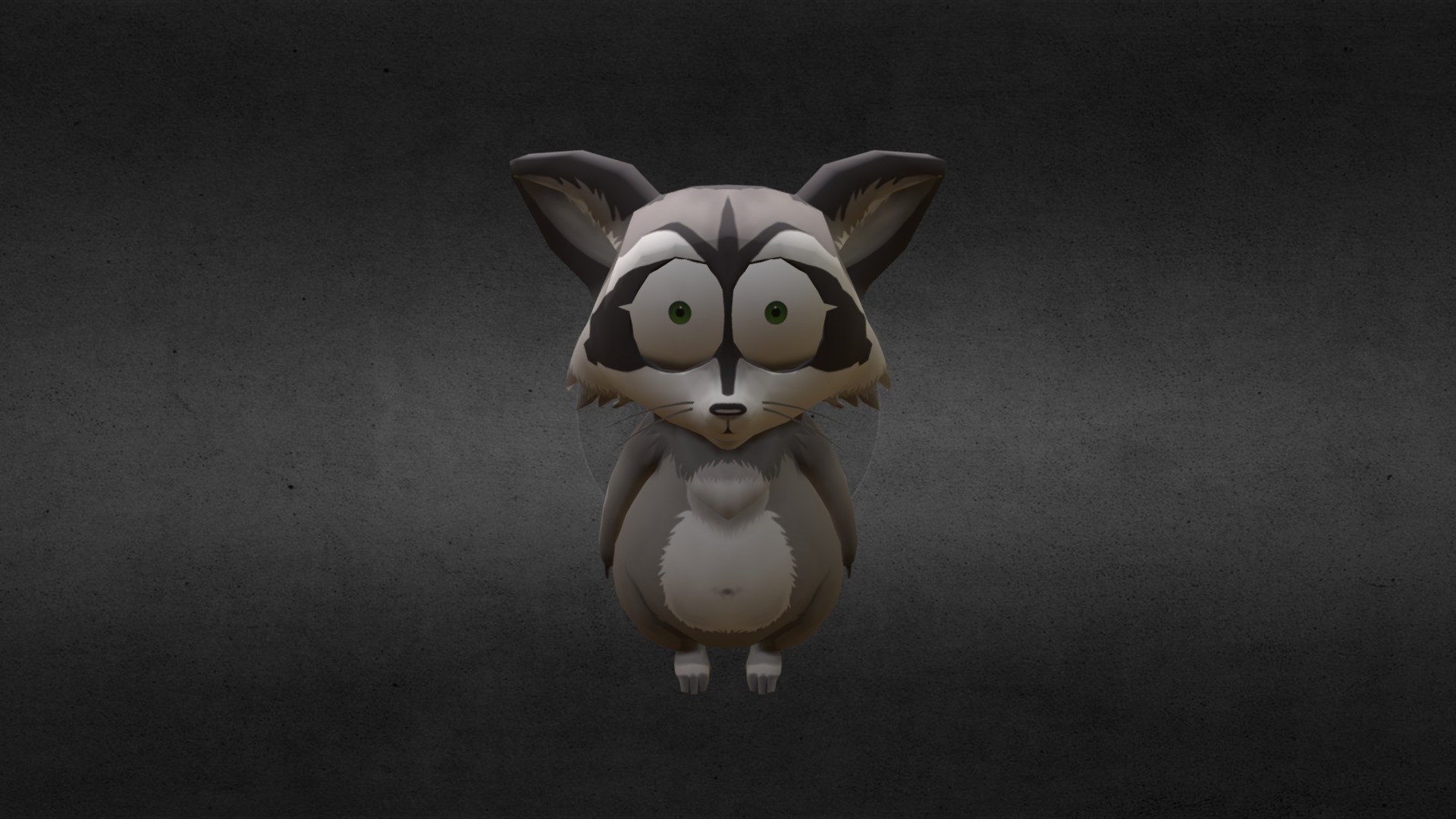 Racoon Character - Game Ready