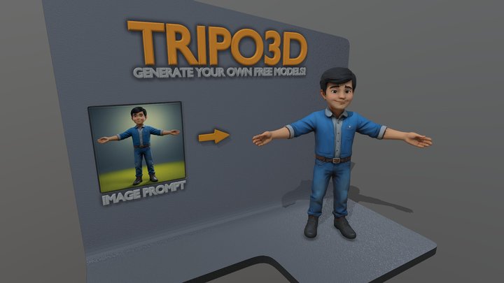 Toon Stylized Male Figure [TRIPO3D]