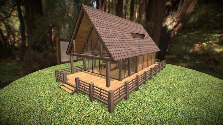 Cottadge Animated 3D Model