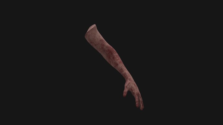 Injured hand 3D Model