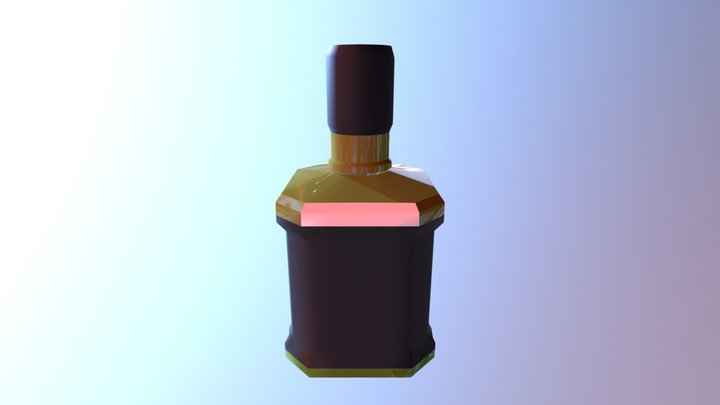 DGM-1660-002 Jack Bottle 3D Model