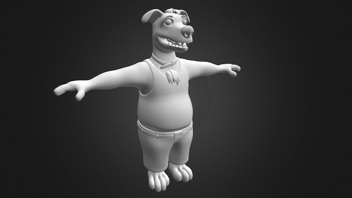 Perro WIP 3D Model