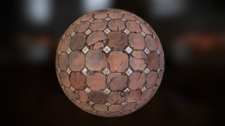 Terracotta tiles 3D Model