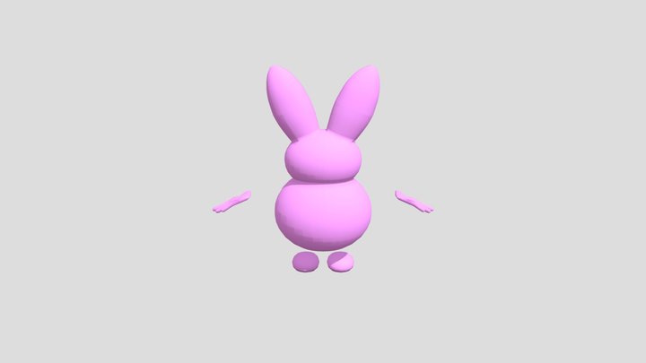Bunny Rigged 3D Model