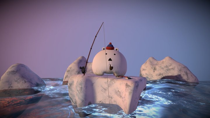 Polar Bear v.3 3D Model