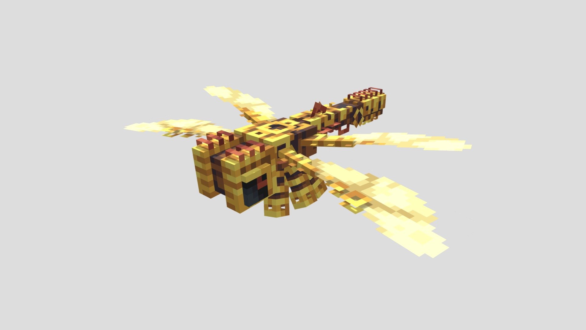 Clockwork dragonfly - 3D model by Joosh (@Joosh_pixelart) [2908dd2 ...