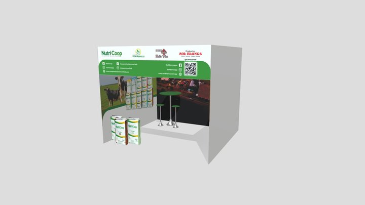 Stand Sol Blanca - Nutricoop 3D Model