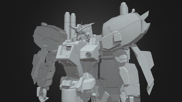 MSA-0011(Ext) Ex-S Gundam s MG HG 高达01 3D Model