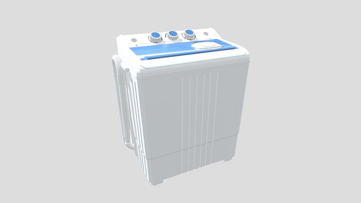 washing machine 3D Model