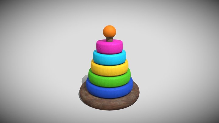 Pyramid Toy 3D Model